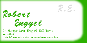 robert engyel business card